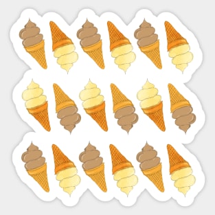 Ice Cream Texture Sticker